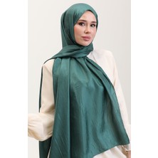 Sefa Merve Berlin Şal 81082-20 Zümrüt Yeşili