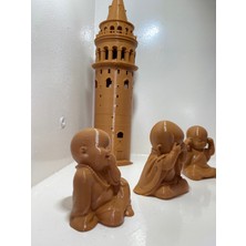 Üçlü Mini Buddha Biblo Seti