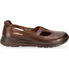 Forelli 29435-G Sole Taba Kadın Hakiki Deri Ayakkabı