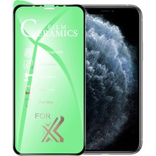 iPhone 11 Pro Ekran Koruyucu 9d Seramik Nano Tam Kaplayan Kavisli