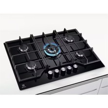 Electrolux KGG75362K Wok Gözlü 75 cm Siyah Cam Ankastre Ocak