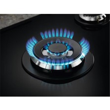 Electrolux KGG75362K Wok Gözlü 75 cm Siyah Cam Ankastre Ocak