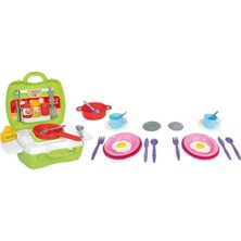 Twox Çocuk Aksesuarlı Çantalı Mutfak Seti 39 Parça