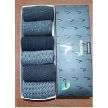 VARYASYON, 6lı Paket, BAMBU ERKEK SOKET, Jakar Desen, Dikişsiz,yıkamalı, Erkek Çorabı