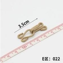 Haicheng Shop Bej Tarzı 30 Takım 35MM Siyah Beyaz Kumaş Kaplı Kanca ve Göz Sutyen Bağlantı Elemanları Kürk Ceket Ceket Kanca Bağlantı Elemanları Dikmek (Yurt Dışından)