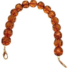 Angel Çanta Aksesuar 41 Cm Şeffaf Bakır Petek Model  Çanta Sapı Light Metalli