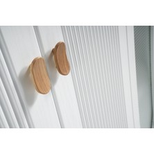 Pema Home Elegance %100 Mdf Membran 5 Kapaklı Dolap Gardırop