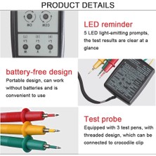 Unfathomable Üç Fazlı Gösterge 200V-600V Ac Dönüş Test Cihazı Dijital LED Buzzer Sıra Dedektörü Voltaj Ölçer Elektrikçi Aleti (Yurt Dışından)