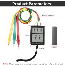 Unfathomable Üç Fazlı Gösterge 200V-600V Ac Dönüş Test Cihazı Dijital LED Buzzer Sıra Dedektörü Voltaj Ölçer Elektrikçi Aleti (Yurt Dışından)