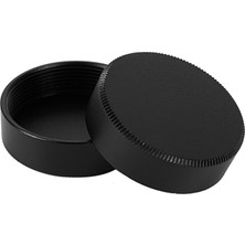 Unfathomable Cctv Için 2 Adet Metal C Montajlı Arka Lens Kapağı Kapağı (Siyah) (Yurt Dışından)
