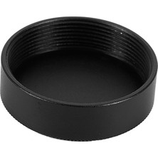 Unfathomable Cctv Için 2 Adet Metal C Montajlı Arka Lens Kapağı Kapağı (Siyah) (Yurt Dışından)