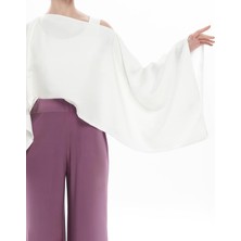 Kimono Bluz & Lila Jarse Pantolon | 2'li Kombin