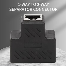 Unfathomable Port RJ45 Ayırıcı Adaptör Lan Ağ Ethernet Genişletici Konnektör Fişi Lotu 1 Adet (Yurt Dışından)