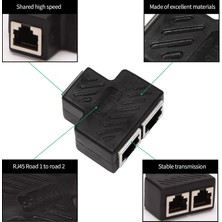 Unfathomable Port RJ45 Ayırıcı Adaptör Lan Ağ Ethernet Genişletici Konnektör Fişi Lotu 1 Adet (Yurt Dışından)