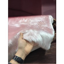 Plush Studio Ymf Peluş Kumaş Uzun Tüylü Pudra Brisa 100X150CM Ev Tekstili