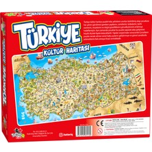 Türkiye Kültür Haritası Puzzle 260 Parça
