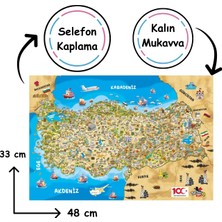Türkiye Kültür Haritası Puzzle 260 Parça