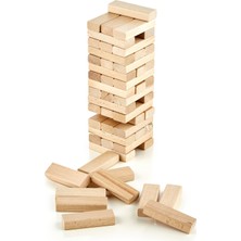TotteriQ Jenga Denge Oyunu Tower Büyük Boy 54 Parça