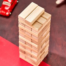 TotteriQ Jenga Denge Oyunu Tower Büyük Boy 54 Parça