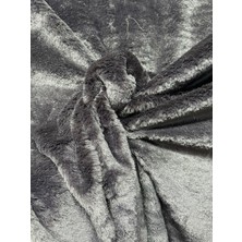 Plush Studio Toscana/tavşan , gr Ithal Peluş Kumaş Acı Kahve 100X150CM Tekstil, Ev Tekstili
