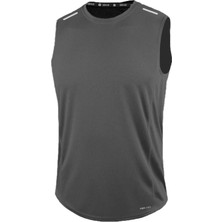 Erkek Nem Emici Hızlı Kuruma Atletik Teknik Performans Sporcu Sıfır Kol T-Shirt Drıfıt-Sıfırkol