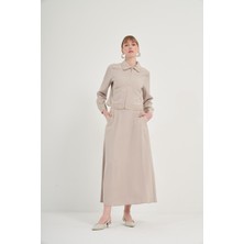 FTZ Women Kadın Etekli Takım  Taş 31049