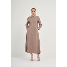 FTZ Women Kadın Etekli Takım  Vizon 31049