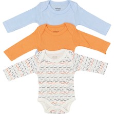 Tiffany Baby Striped Theme 3'lü Uzun Kol Body 53011