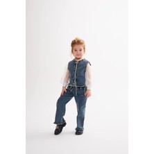 Berme Kids Kız Çocuk Kot Üçlü Takım