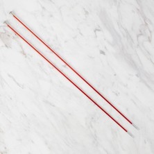 Loren Rythm 2,5mm Kırmızı Renkli Metal Örgü Şişi