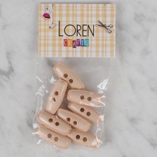 Loren Crafts Pudra Rengi 8 Li Çoban Düğmesi - 82