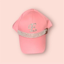 Pembe Taşlı Harfli Şapka (Istediğiniz Harfi Mesaj Atın,her Harf Mevcut)