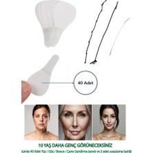 Yüz-Kaş-Boyun Gerdirme Bantı İpli 40'lı Set Medikal Malzemeden Yeni