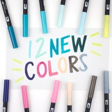 Mingjinshop3 No.55 Tarzı 1 Adet Tombow Ab-T Japaolors Sanat Fırça Kalem Çift Kafaları Işaretleyici Meslek Su Işaretleyici Kalem Boyama Kawaii Kırtasiye (Yurt Dışından)