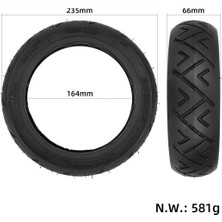 Jikio Ulip 250X64 Yol Vakum Lastiği Xiaomi 4 Ultra Scooter Için Yükseltilmiş Kalınlaştırılmış Tubeless Ön Arka Yedek Lastik (Yurt Dışından)