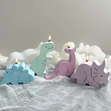 Mingjing Shop3  10.8x7.5x3.9cm Stili Dinozor Şekli Silikon Kalıp 3D Hayvan Serisi Silikon Kalıp Epoksi Dıy Masa Üstü Dekorasyon Kil Alçı El Sanatları Kalıp (Yurt Dışından)