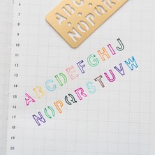 Mingjinshop3 01 Altın Sarısı Tarzı 26 Renk Glitter Okul Için Ekstra Ince Renkli Jel Kalemler Pigma Mikron Kalem Kırtasiye Sanat ve El Sanatları Malzemeleri (Yurt Dışından)