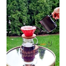Kahve Demleme Seti V60 Dripper 600ML Demleme Ibriği