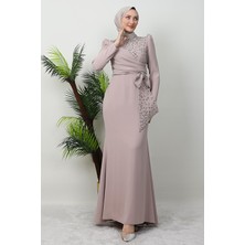 Giza Store Safir Tesettür Elbise Lacivert