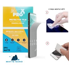 Max Pro Honor X60 Nano Ekran Koruyucu Esnek Ultra Ince Mat