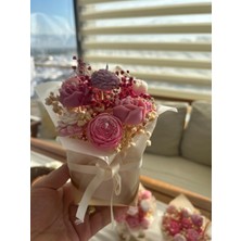 İza Tasarım Dekoratif Çiçek Mum Buketi