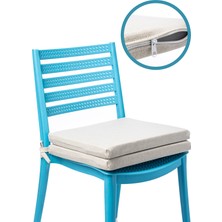 Go Veform 2'li Sandalye Minderi Fermuarlı Bağcıklı 22 Dns Sünger Bej