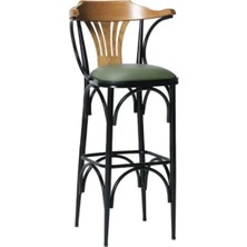 Fursimo Bar Sandalyesi YEŞIL-KAHVE-T169/75