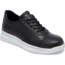 Tergan Siyah Hakiki Deri Erkek Sneaker - E25I1AY57305-A23