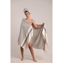 Buldan Store Pier Peştemal (Siyah) %80 Pamuk %20 Bambu 95 x 180 cm . Banyo Havlusu, Plaj Havlusu