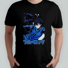 Pixxa Blue Lock Unisex %100 Pamuklu Bisiklet Yaka T-Shirt Model 2