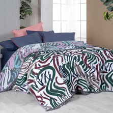 Sarev Favor Multicolor  Tek Kişilik %100 Pamuk İpliği Boyalı Pike Takımı