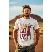Mauro Futbolcu Man Of Love Forma Baskılı Unisex Tişört Regular Fit T-Shirt