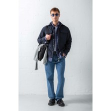 Erkek Önü Cepli Yakalı Slim Fit Ceket Lacivert