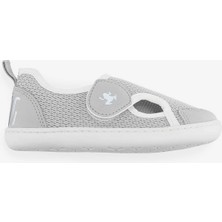 Hopfrög Gri Renkli Barefoot Çocuk Ayakkabı Erkek Çocuk İçin Düz Tabanlı Sağlıklı Tasarım H020801036